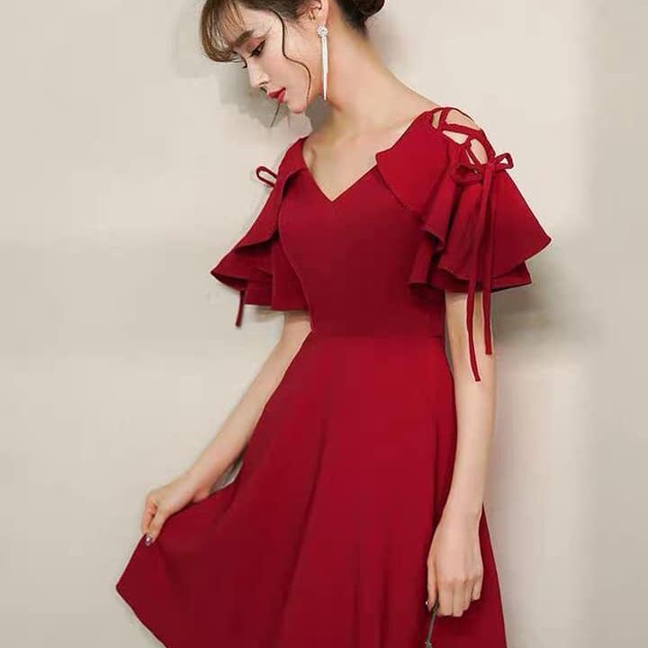 Đầm đan dây tay Big size
