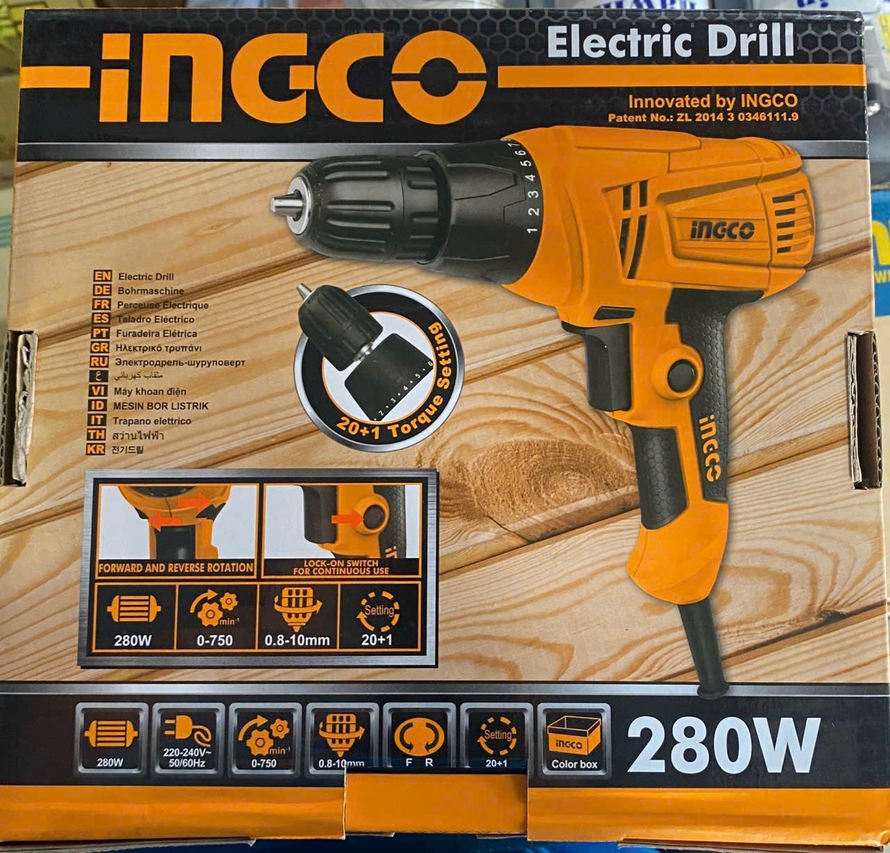 Máy khoan điện ingco 280w sale