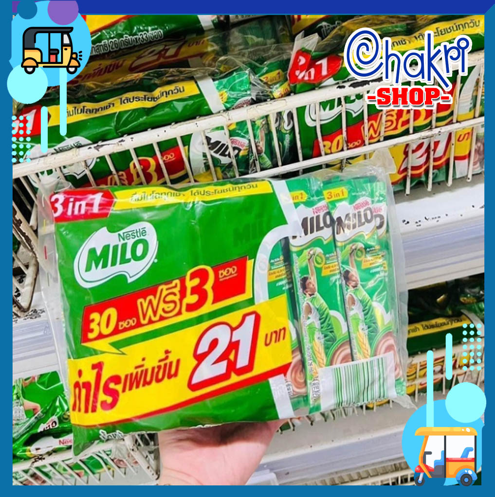Sữa lúa mạch Nestlé Milo Thái Lan (bịch 15 gói hoặc 30 gói)
