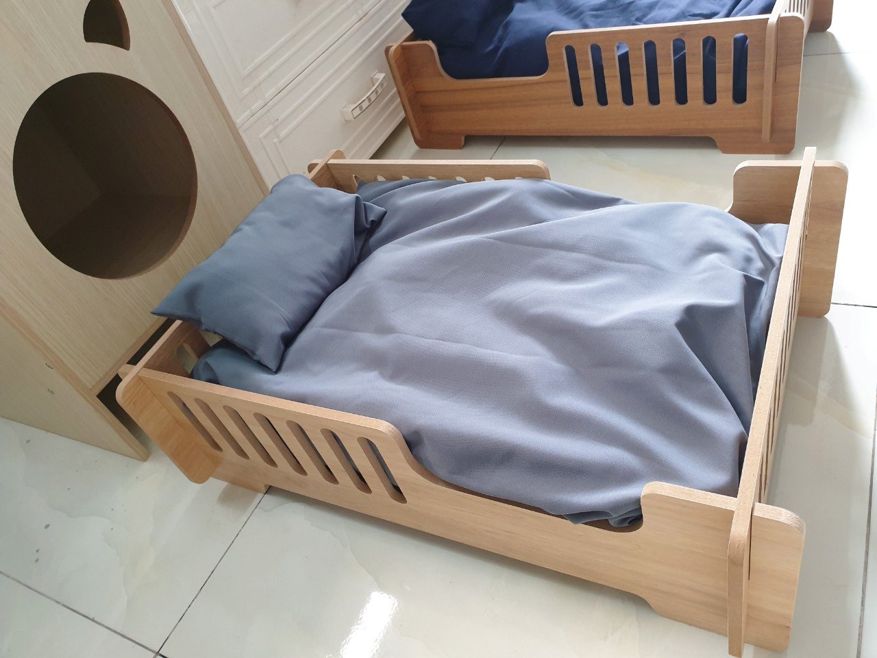 [4màu,inbox chọn màu] Giường + nệm , gối nằm cho Thú Cưng .