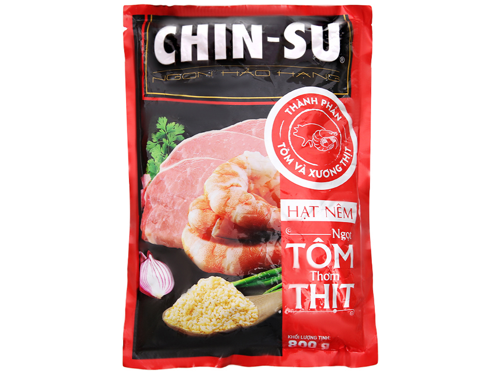 Hạt nêm Chinsu tôm thịt cao cấp gói 1kg8 /900g