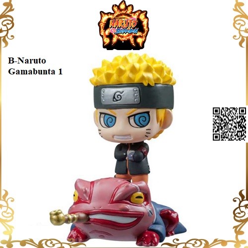 1106 mô hình naruto chibi nhân vật b-naruto vua cóc 1