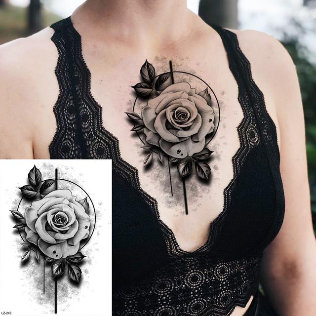 Hình xăm dán 30 ngày chống nước Vàng đen Tiki Totem Bò Hình xăm tạm thời cho nam Người lớn Nhãn dán hình xăm gai thực tế Cánh tay Chân Hình xăm không thấm nước Maori