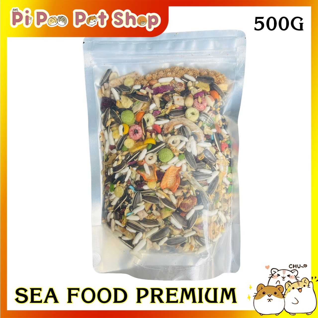 Thức ăn hải sản cho Hamster - Loại cao cấp