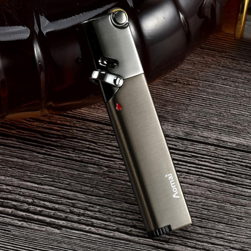 Hộp Quẹt Bật Lửa Khò 1 Tia Gas Đá Aomai 365 (Màu Ngẫu Nhiên)