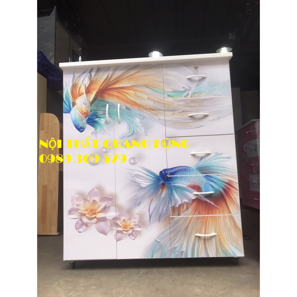 TỦ NHỰA ĐÀI LOAN IN 3D CAO CẤP