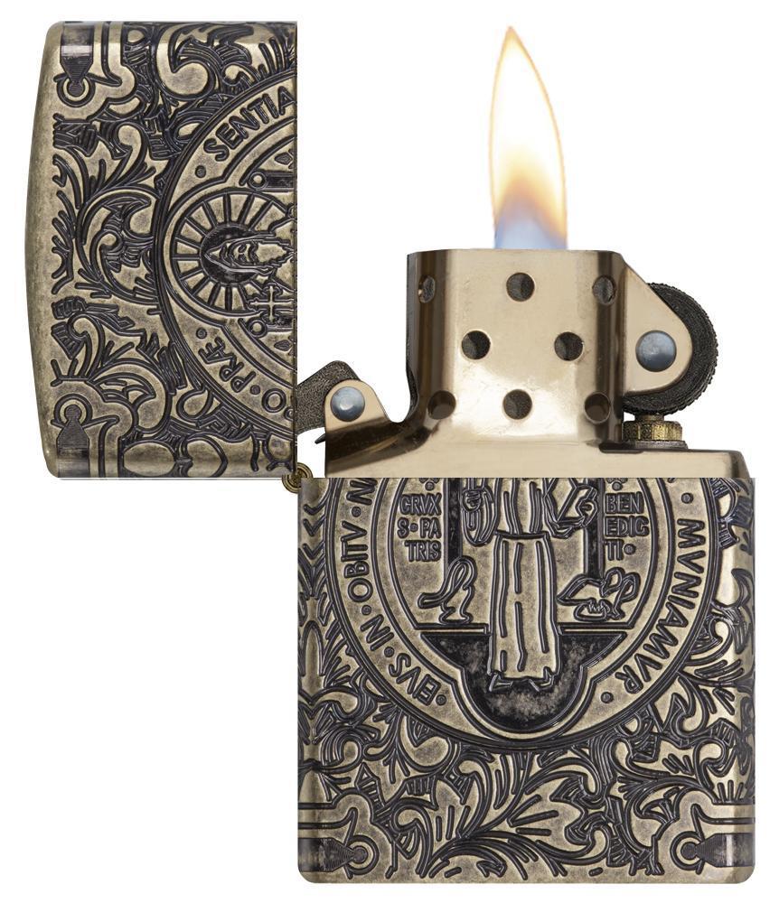 Hộp Quẹt Zippo St. Benedict Design 29719