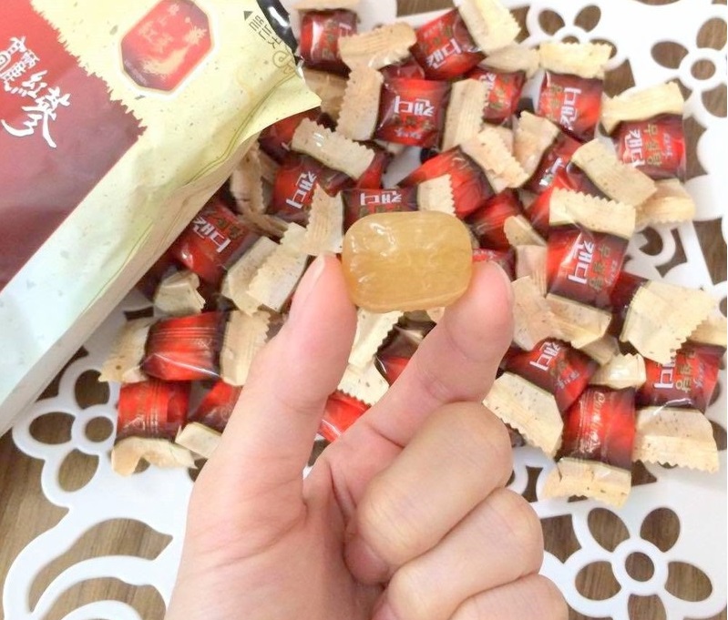 Kẹo hồng sâm không đường 500gram