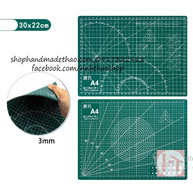 Tấm Lót Cắt / Cutting Mat Khổ A5 - A4 - A3 - A2