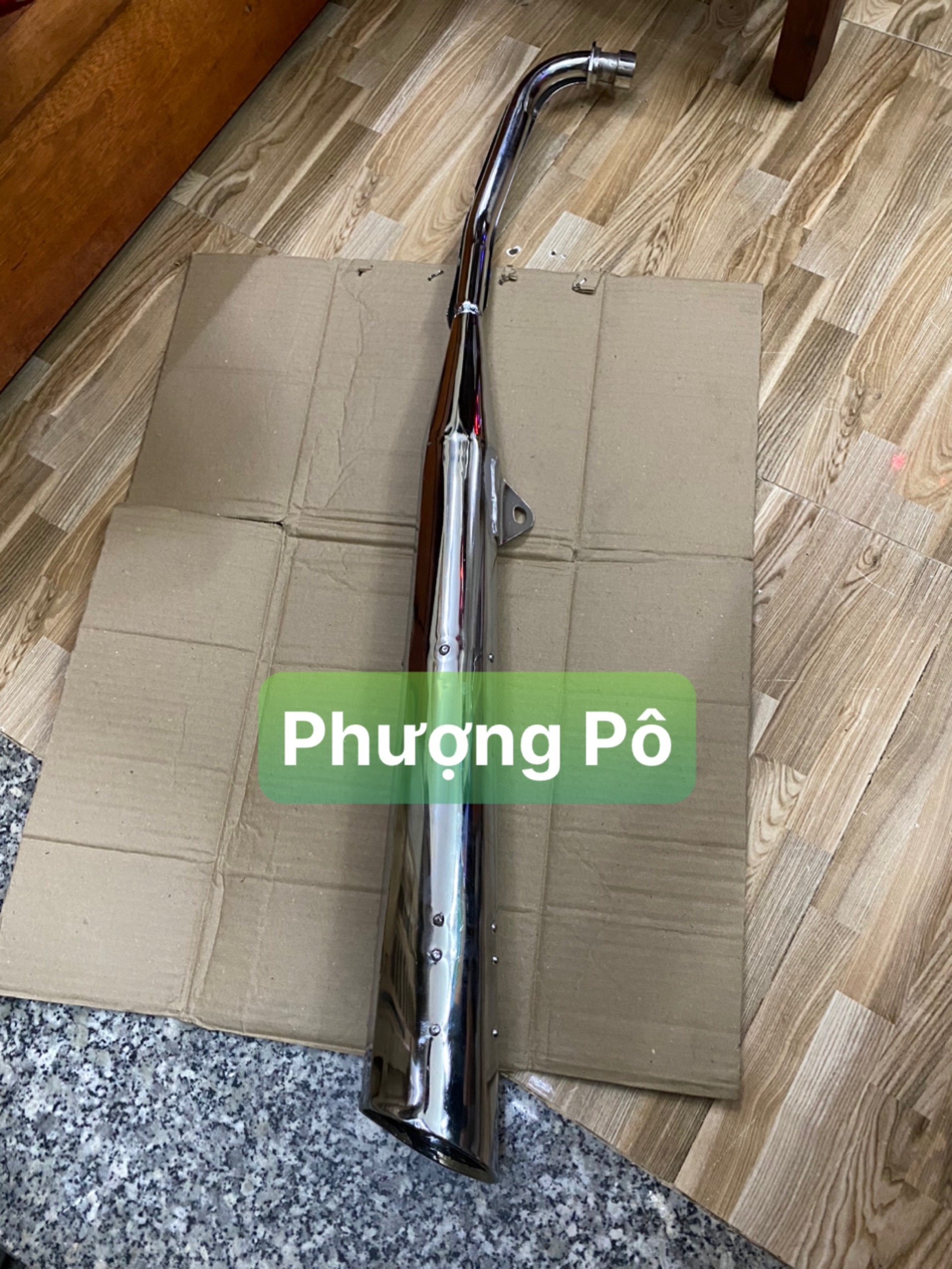 [HCM]Pô wave đuôi xéo nhỏ GOSHI móc cam xăng