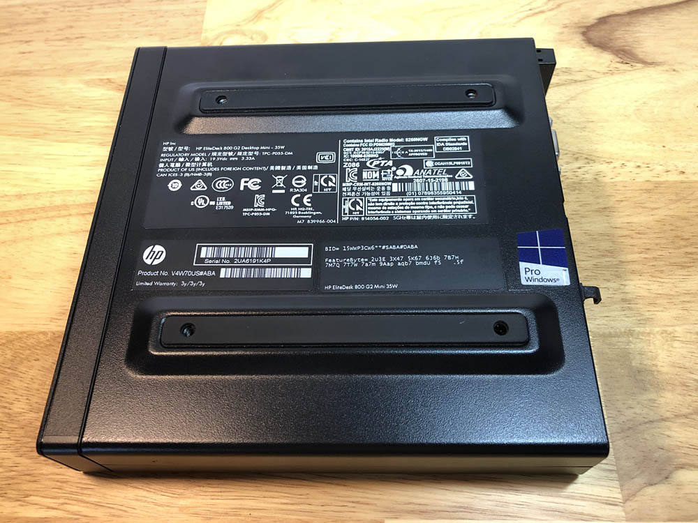 Máy tính để bàn HP Elitedesk 800 G2 Mini (Hàng ship Mỹ)