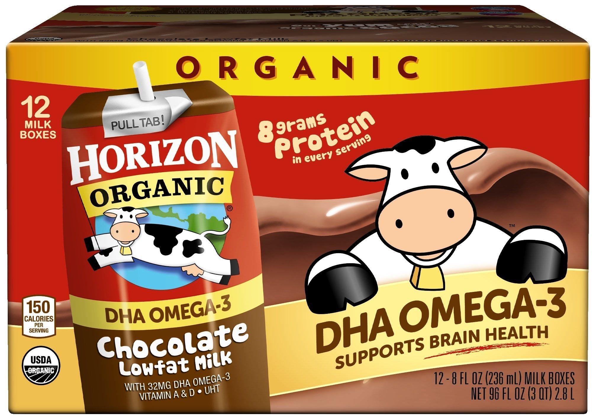 SỮA HỮU CƠ HORIZON DHA OMEGA 3 VỊ SOCOLA 236ML