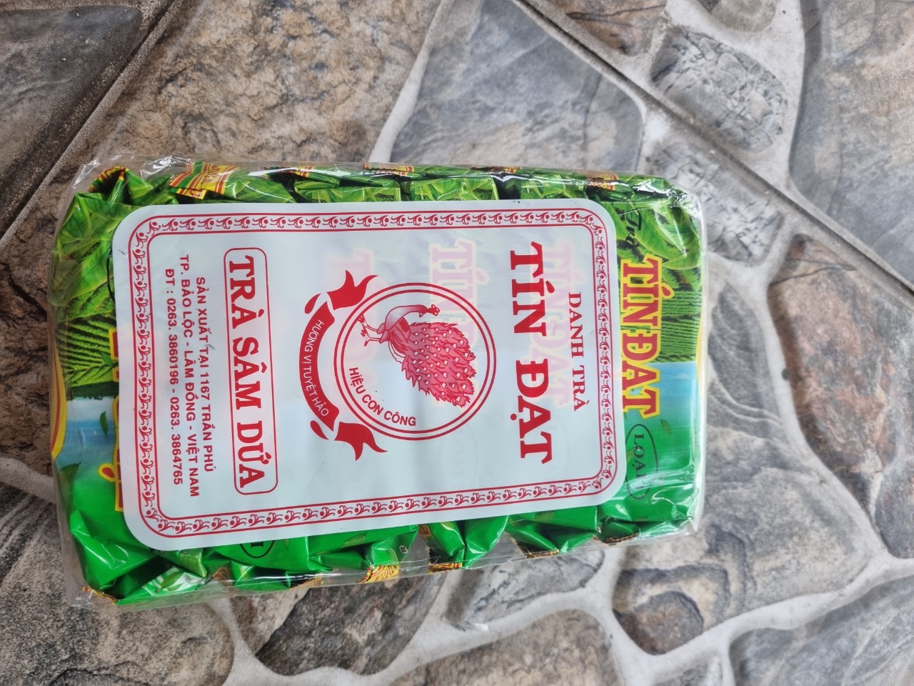 Combo 10 Lóc  Trà Tín Đạt - Trà Sâm Dứa 70gr