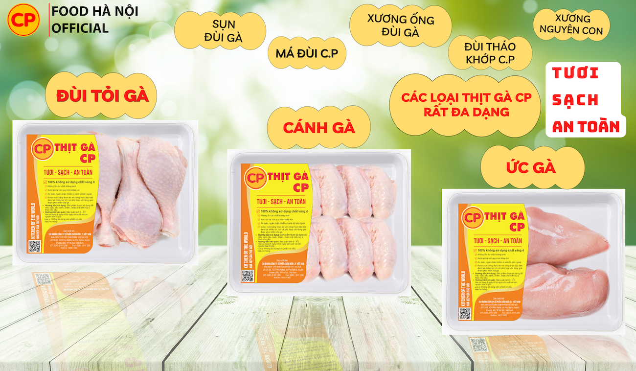 Cánh gà CP 500g - thịt gà cp tươi sạch