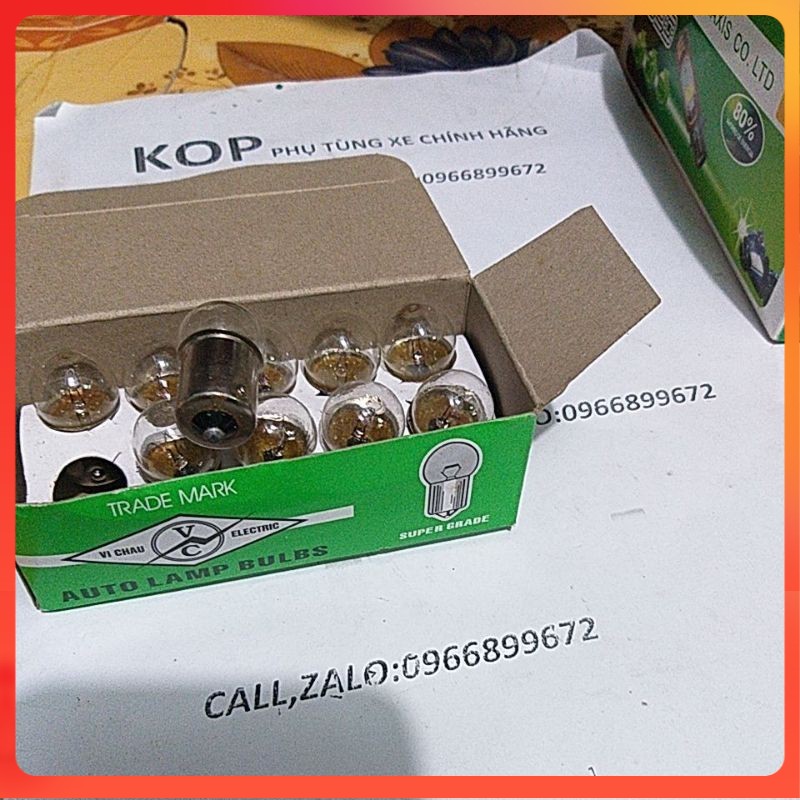 Bóng đèn xi nhan xe 81 82 win 100 12v/10w -zara