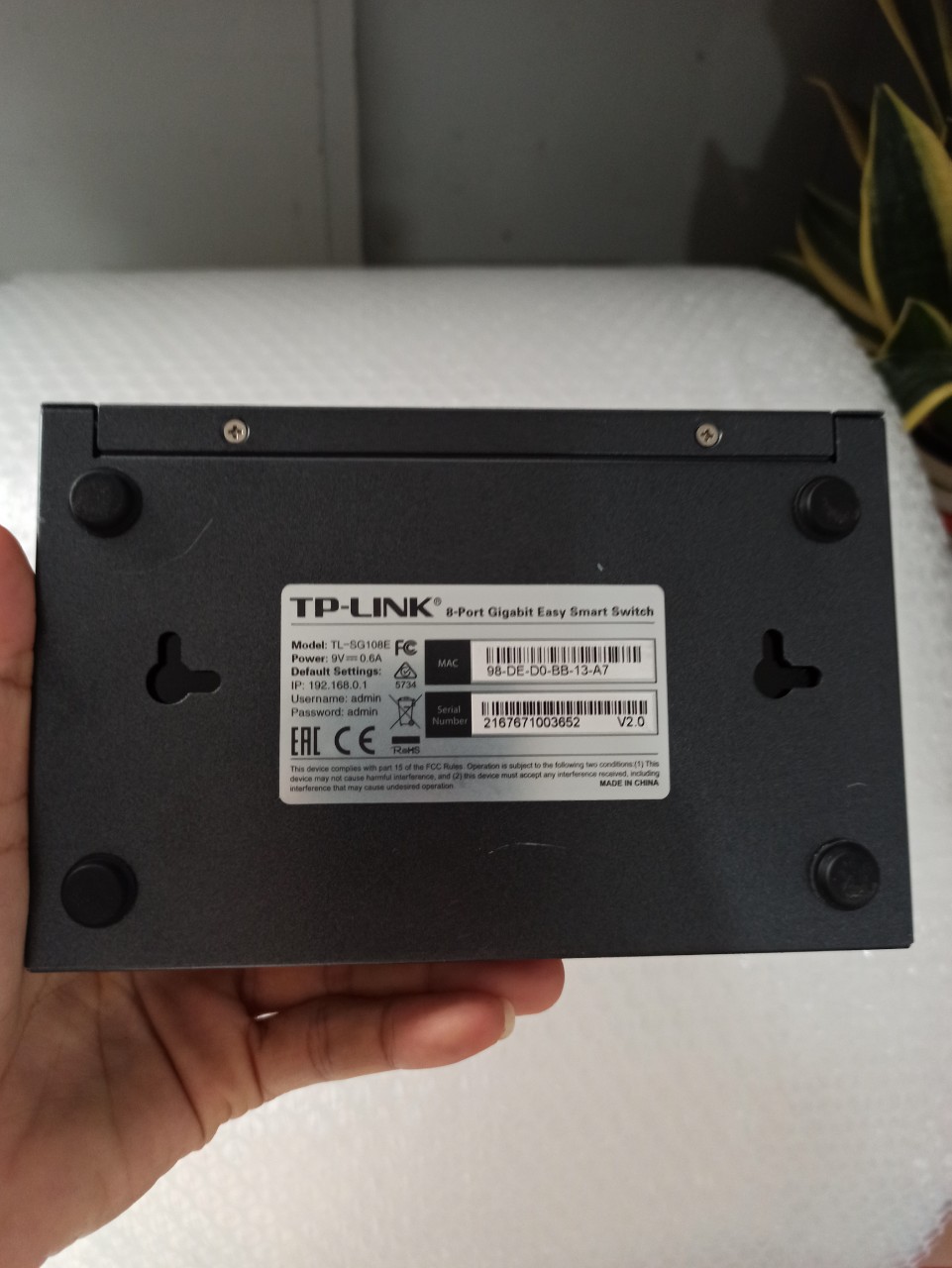 Bộ chia mạng switch 8 port TP-Link hàng used Đẹp