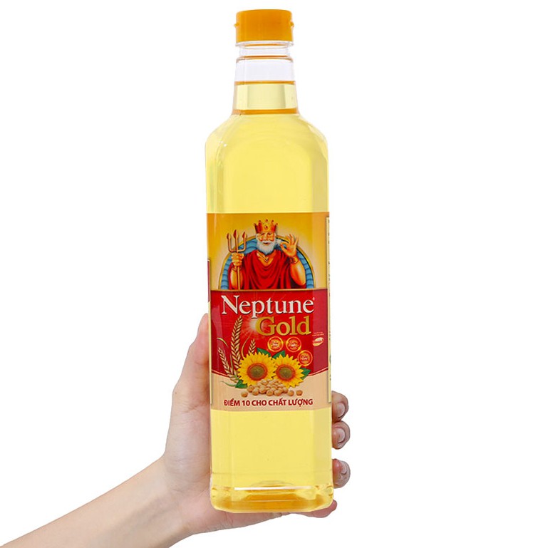 Dầu ăn Neptune Light chai 1 lít