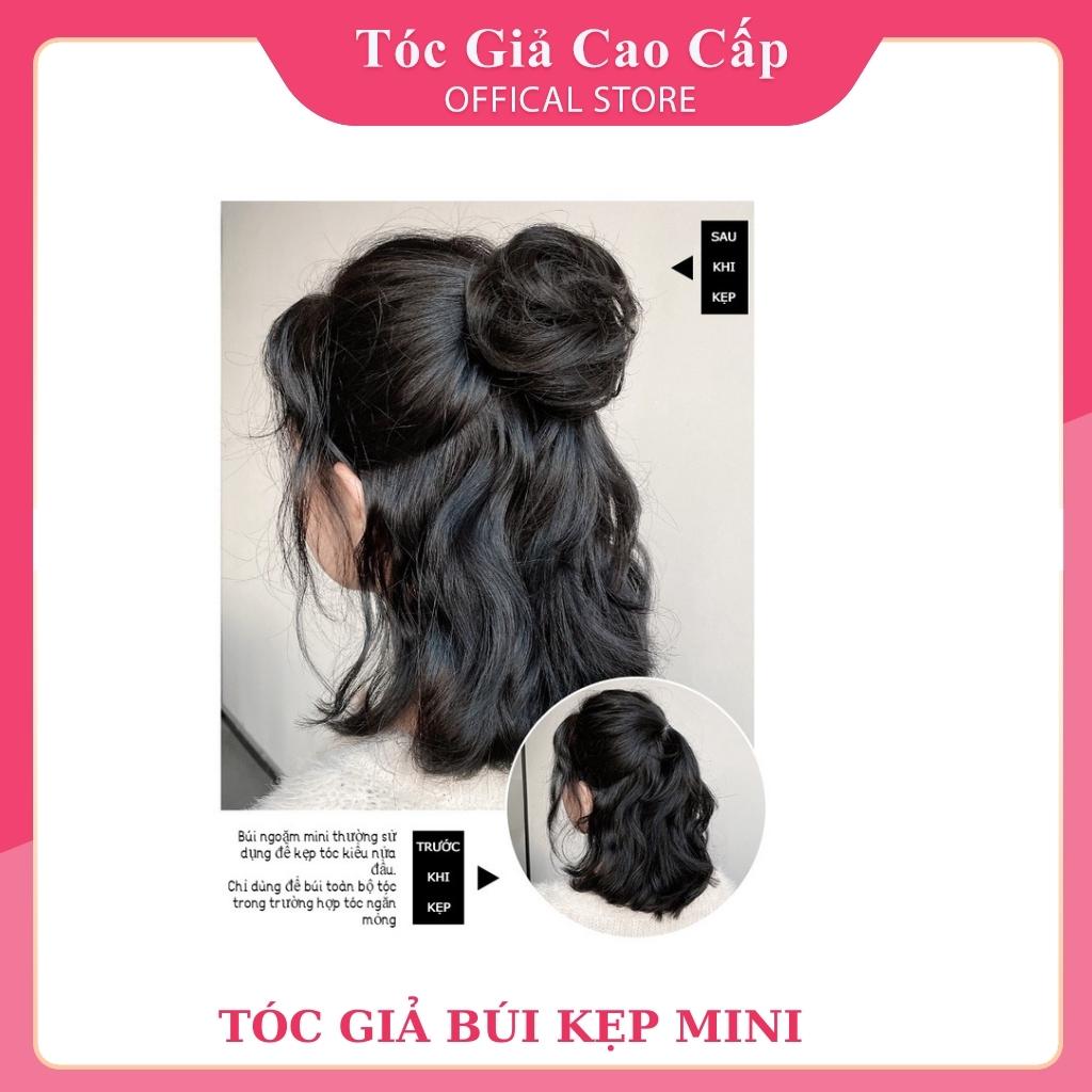 Tóc giả búi tròn mini - mẫu mới hót hít