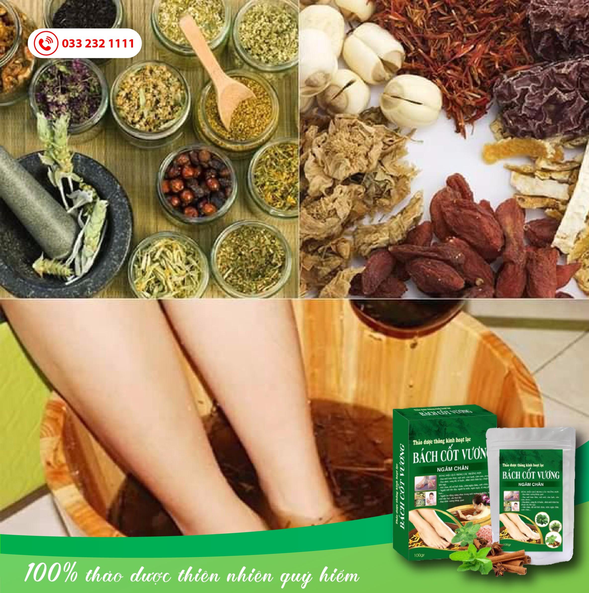 Gói thảo dược ngâm chân Bách Cốt Vương (Gói mẫu)
