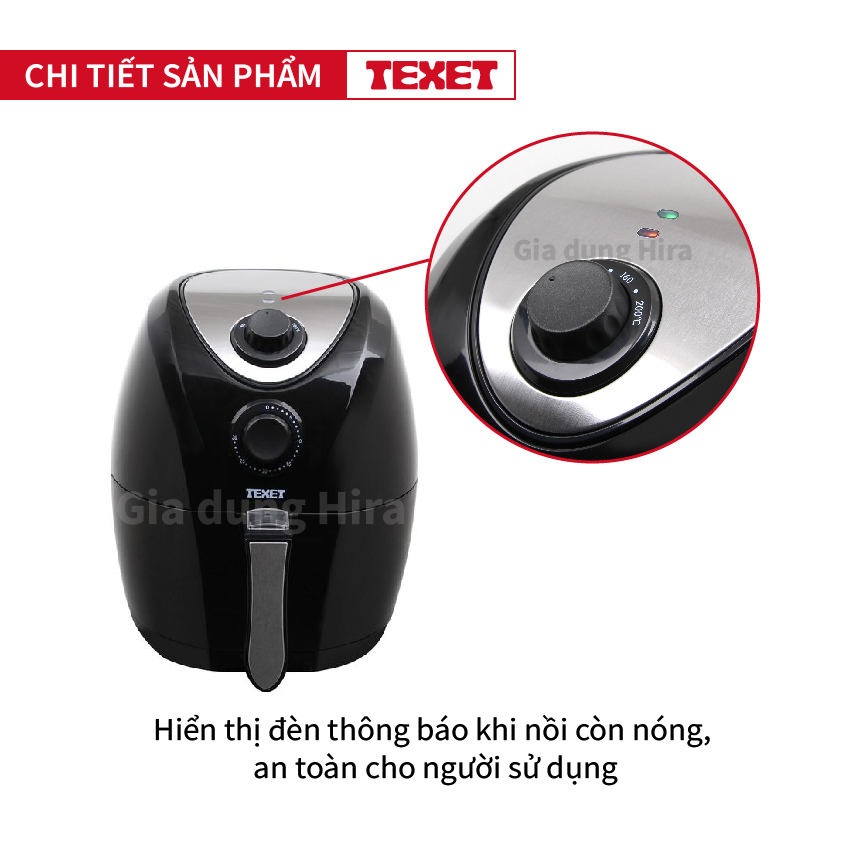 Nồi chiên không dầu TEXET 3,2L AF-611