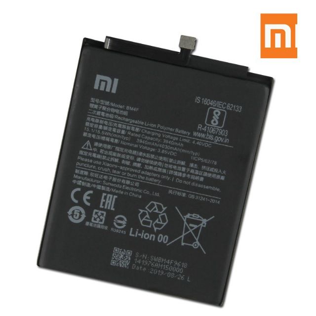 Pin xiaomi mi cc9 cc9e cc9 e mi a3 bm4f bảo hành đổi mới