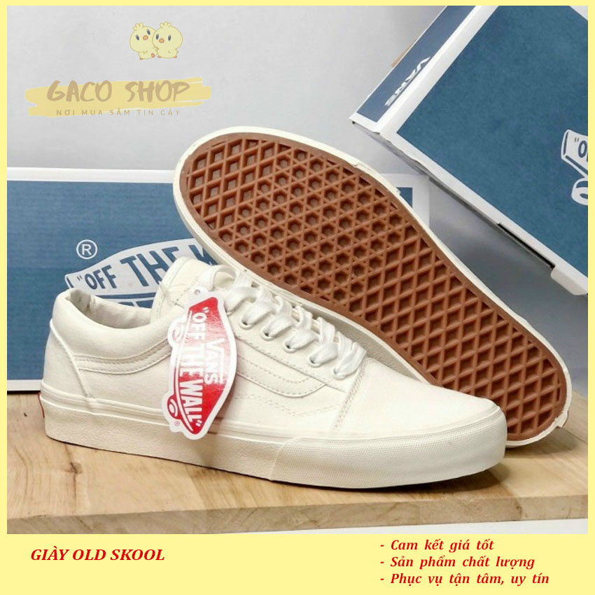 Giày thể thao Old Skool Trắng [GACO SHOP]