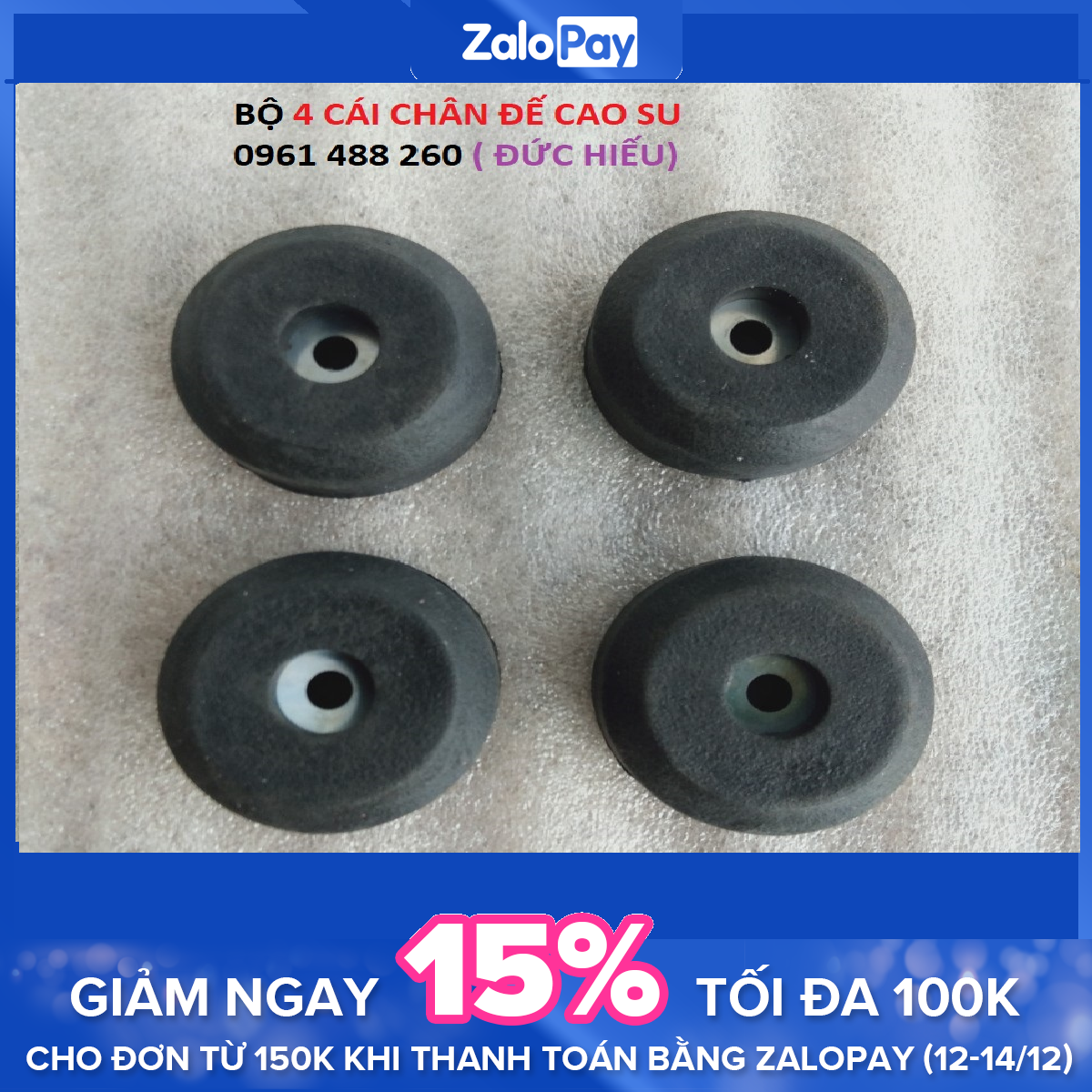 4 cái chân đế thùng loa cao su