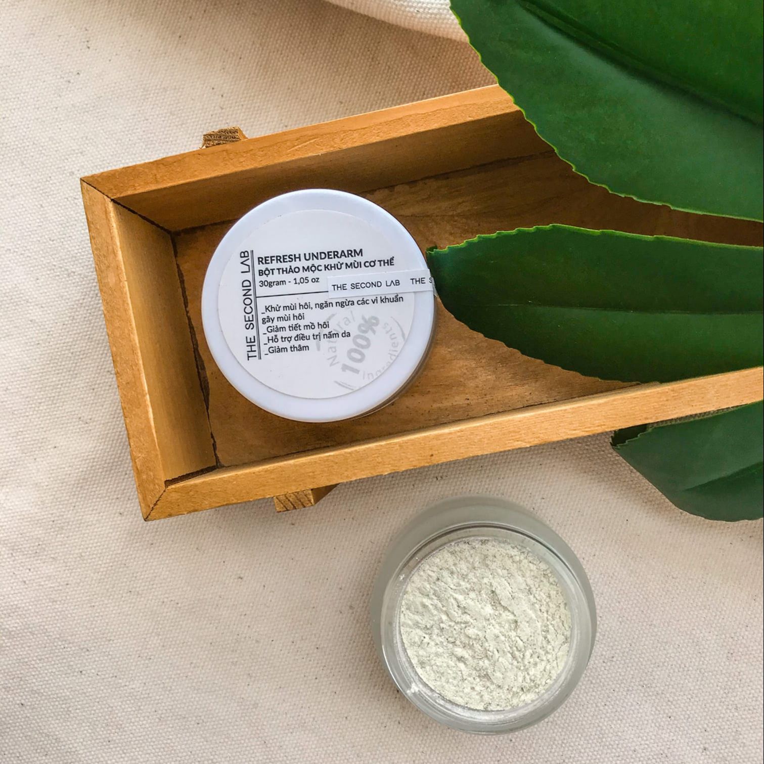Bột Thảo Mộc Khử Mùi Cơ Thể - Refresh Underarm