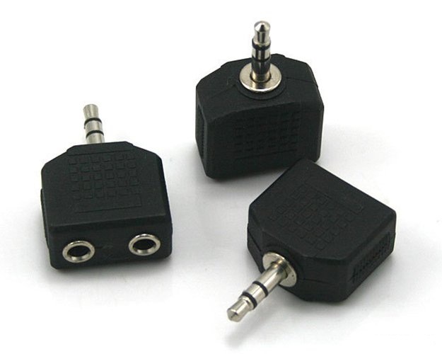 Đầu chia cổng âm thanh 3.5mm từ 1 to 2 - đầu chia jack tai nghe, loa chuẩn 3.5 từ 1 ra 2