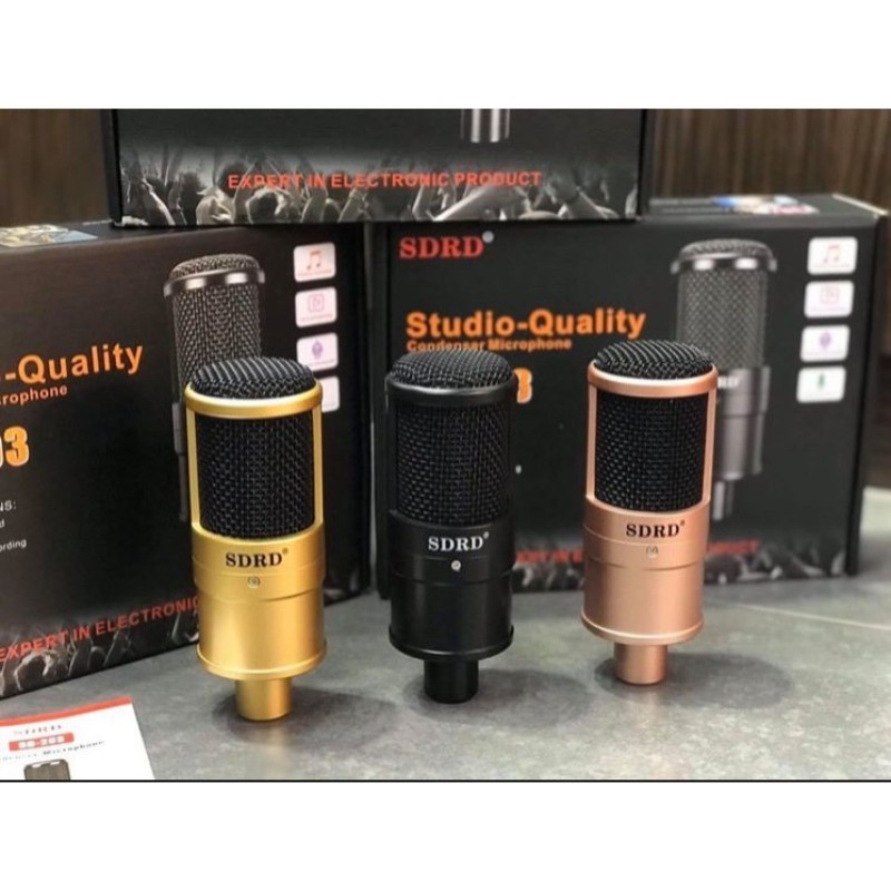 Micro thu âm livestream SDRD SD-203 âm thanh chuẩn