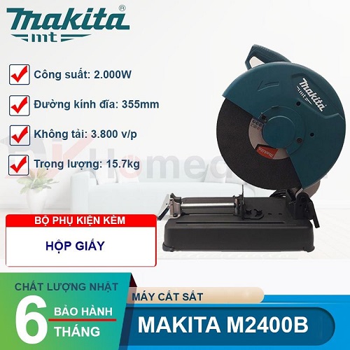 Máy cắt sắt MAKlTA 355mm  M2400B hàng chính hãng