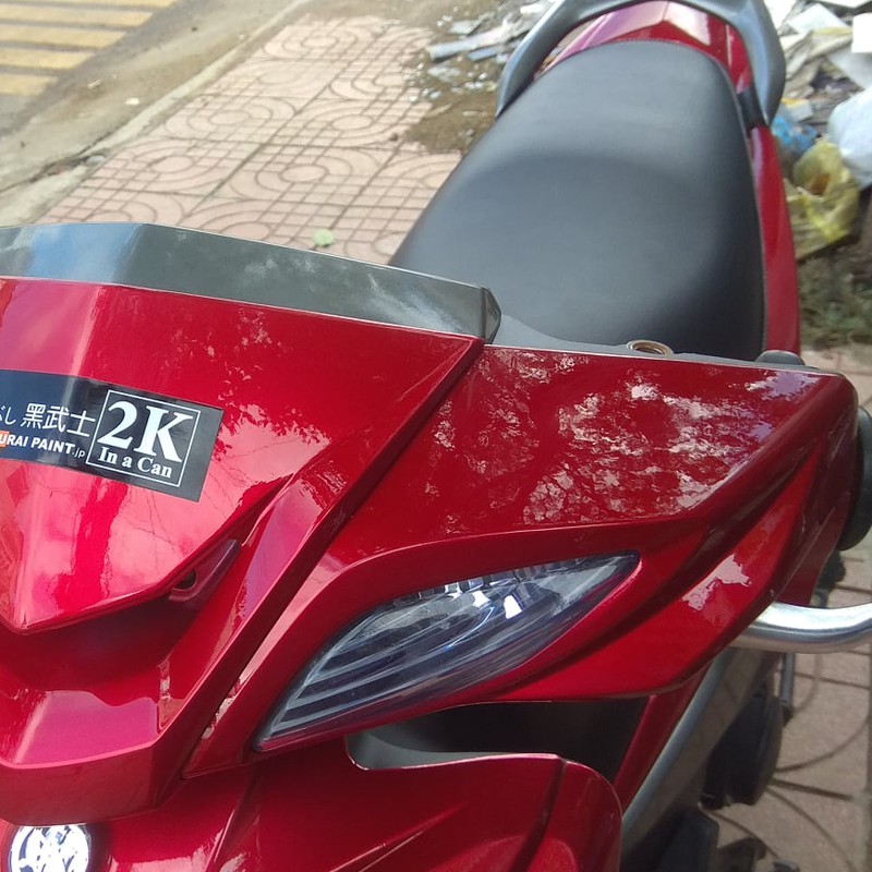 Sơn Samurai Đỏ Candy Y138 (Combo bóng nhám )