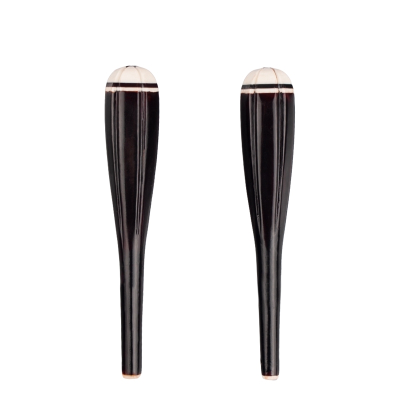 2 Pieces Erhu Shaft Wooden Chinese Erhu Shaft Axis Erhu Tone Erhu Accessories Parts Chinese Traditional Instrument Parts