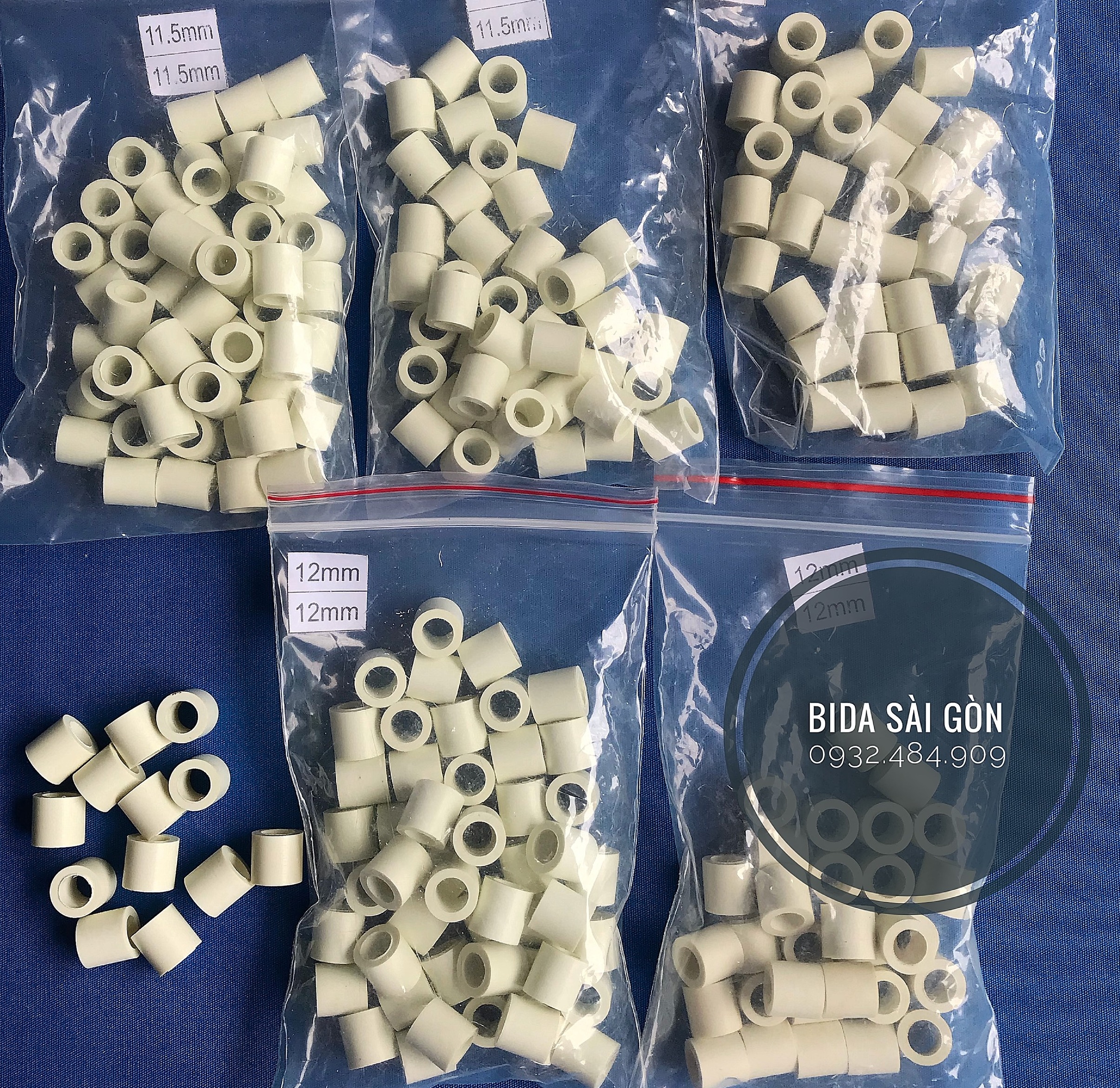 Set 5 cái Phíp nhựa đầu cơ bida