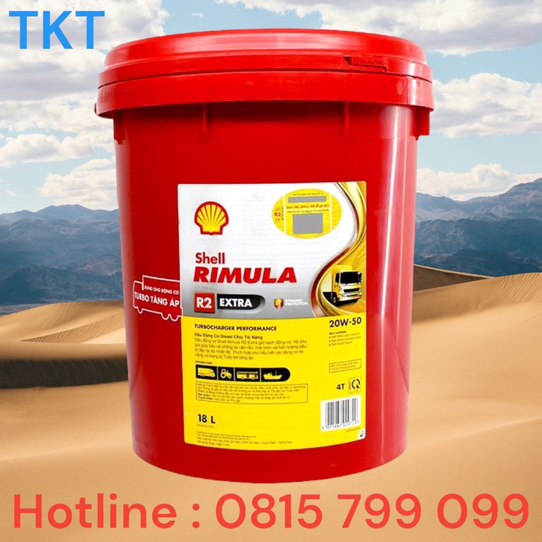 Shell RIMULA RE2 EXTRA 20W50 18L