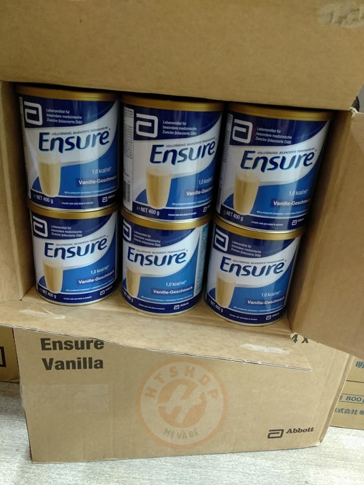 Sữa Bột Ensure Hương Vani - Đức Hộp 400Gram