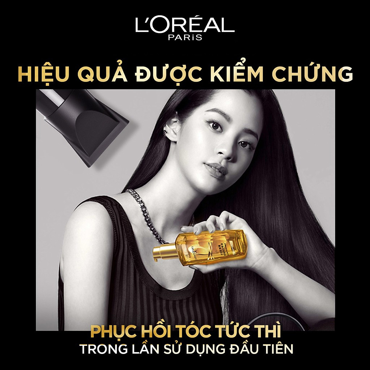 Dầu dưỡng tóc L'Oreal Paris chiết xuất tinh dầu hoa 100ml
