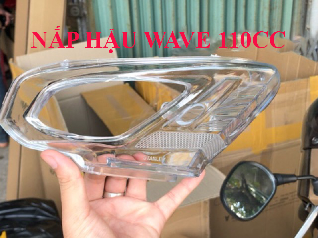 Ốp Hậu Trong Suốt Cho Wave 100 - 110 - Dream