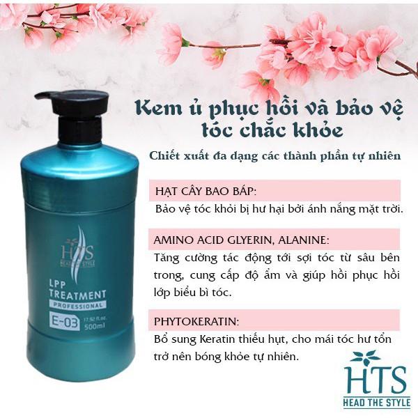 [HCM]Hấp dầu dưỡng tóc LPP Treatment HTS Hàn Quốc 1000ml