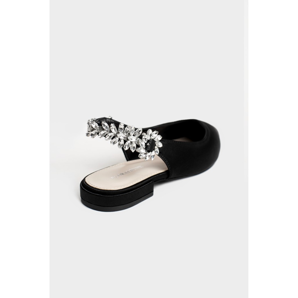 Giày Mules Floralpunk Crystal Slingback