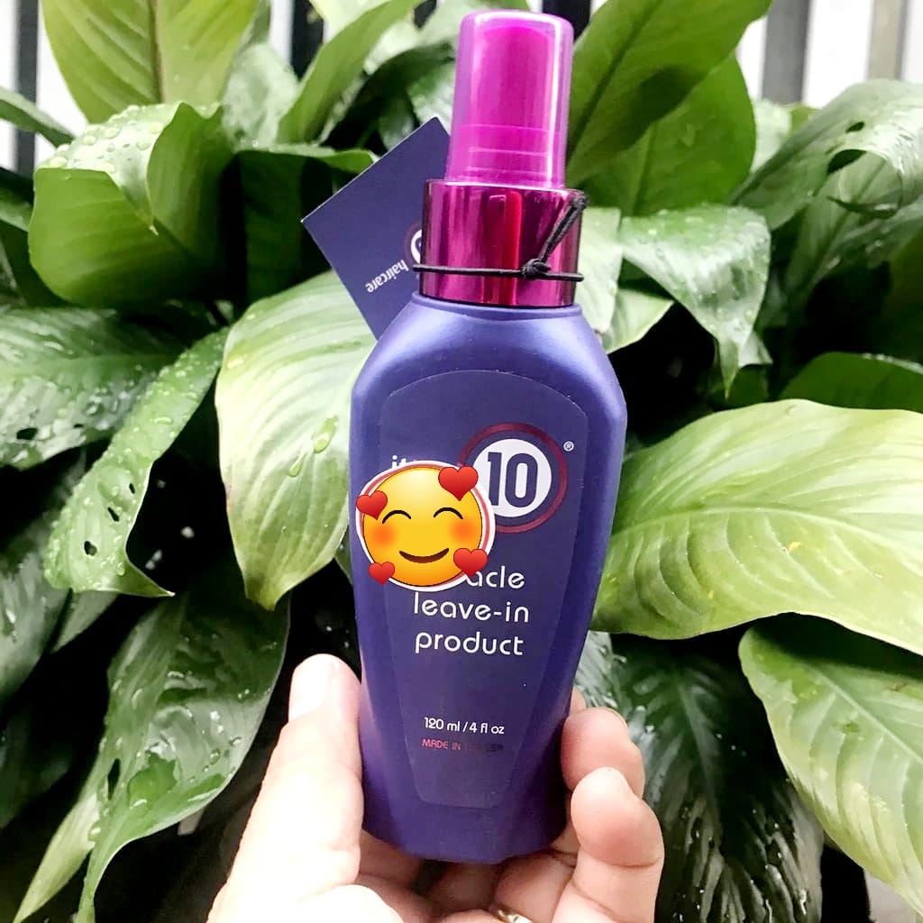 Xịt Dưỡng tóc cao cấp It’s a 10 Miracle Leave-In suôn mượt chống xơ rối xỉn màu 120ml