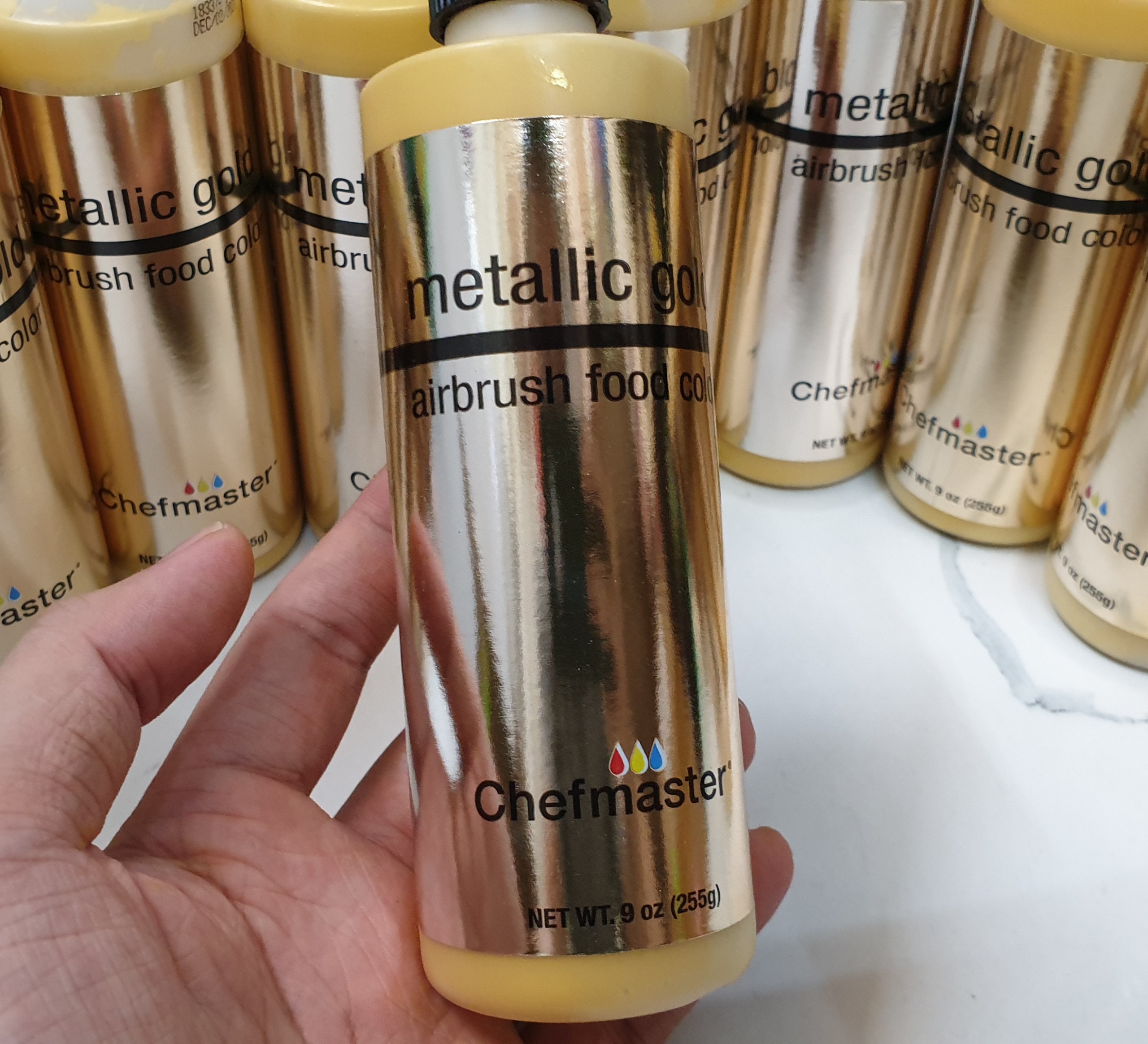Màu nhũ vàng Chefmaster Metallic Gold - 255gram