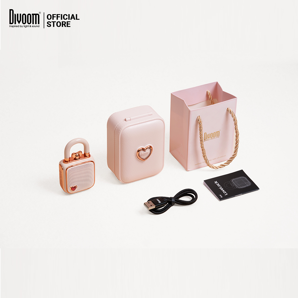 Loa Thông Minh Bluetooth Divoom Lovelock Pink