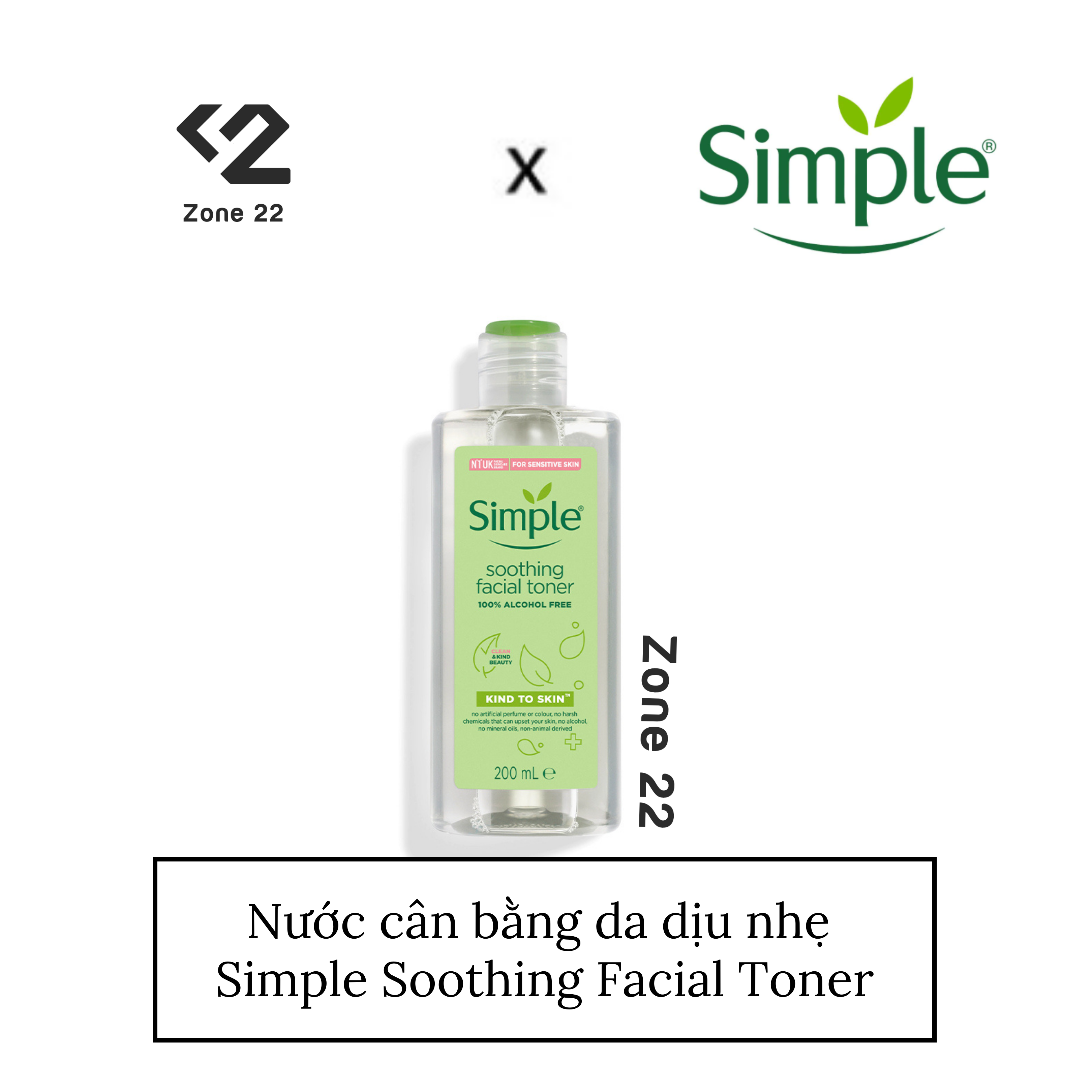 [HCM][ZONE22] Toner Simple dịu nhẹ