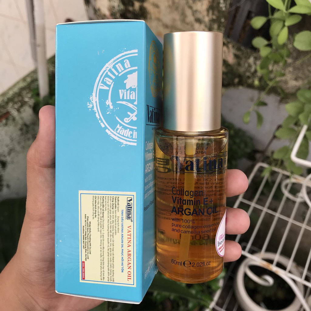 [HCM]Tinh Dầu Dưỡng Tóc Argan Oil Vatina 60ml