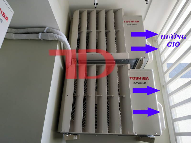 Chuyển hướng gió dàn nóng điều hòa từ 1HP đến 1.5HP, mặt nạ LOUVER chuyển hướng gió bằng sắt hoặc nhựa cao cấp Thái Lan