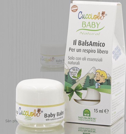 Sáp giữ ấm Baby Balm Cucciolo 15ml
