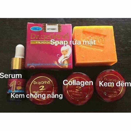 Bộ 5 món dưỡng trắng mờ thâm nám cherry đỏ