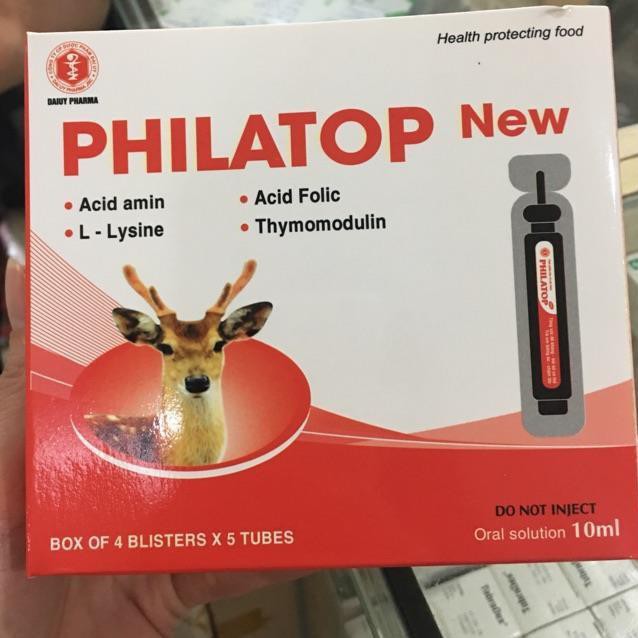 [HCM]Philatop Ống Nhựa - Dùng Cho Trẻ Biếng Ăn Chậm Lớn (Hộp 20 Ống )