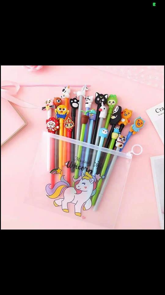 Set 20 bút bi nước siêu ngộ nghĩnh